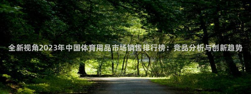 耀世娱乐注册登陆:全新视角2023年中国体育用品市场销售排行